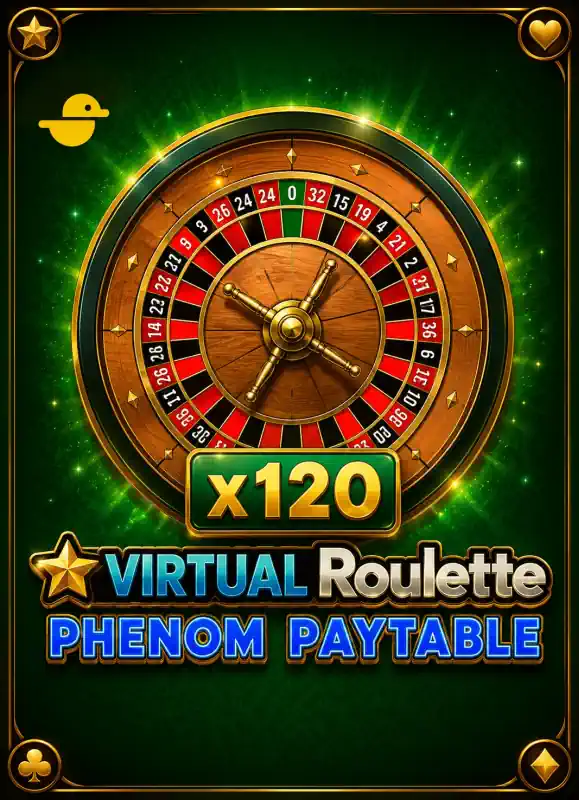 Virtual Roulette Phenom Paytable X120 Pateplay